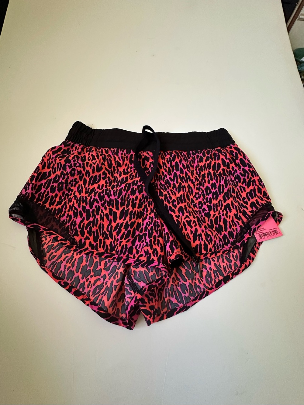Betsey Johnson Cheetah Colorful Lightweight, flowy Athletic Running Shorts NWT~S